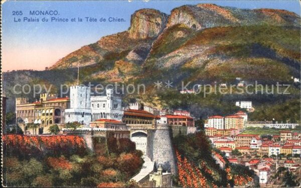 Monaco Palais Prince Tete Chien