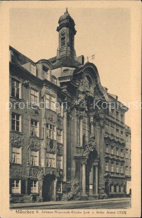 Muenchen S Johann Nepomuk Kirche