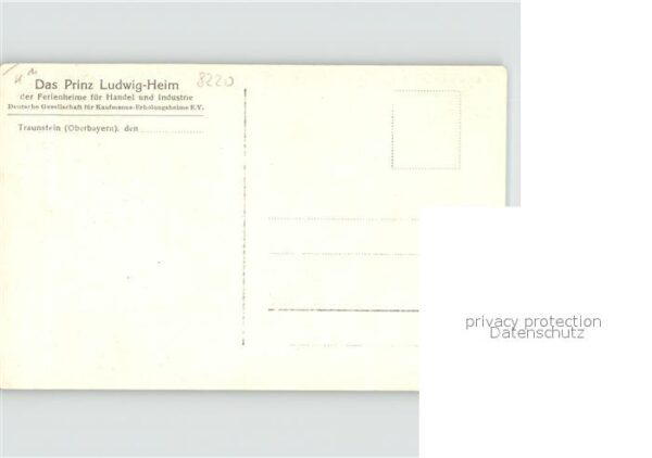 Traunstein Oberbayern Prinz Ludwig Heim Ferienheim für Handel – Bild 2
