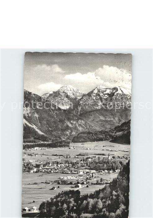 Ruhpolding Panorama mit Sonntagshorn und Reifelber