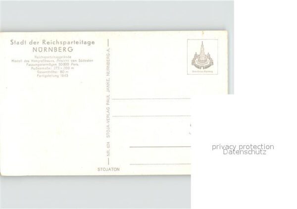 Nuernberg Modell des Kongressbaues Reichsparteita – Bild 2