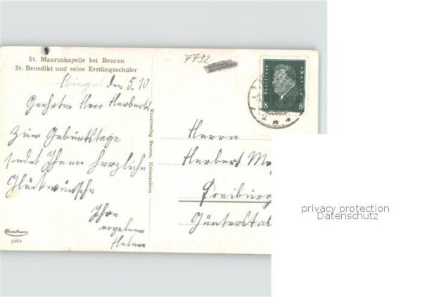 Beuron Donautal St. Mauruskapelle St. Benedikt und sein – Bild 2