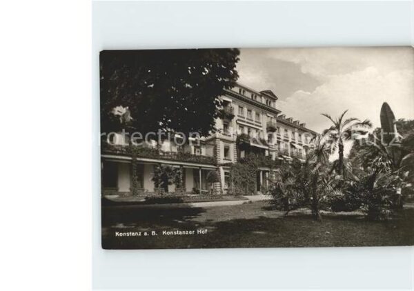 Konstanz Bodensee Konstanzer Hof Dr. Büdingens Kuranstalt