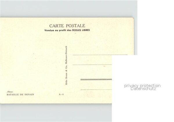 Kuenstlerkarte Bataille de Denain Jean Alaux – Bild 2