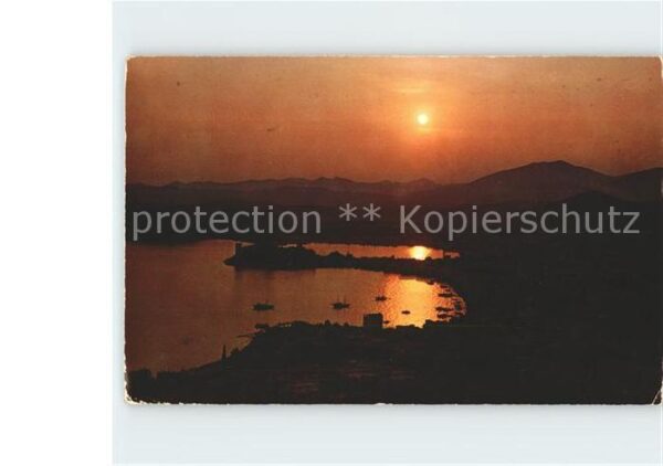 Bodrum Sonnenuntergang an der Küste