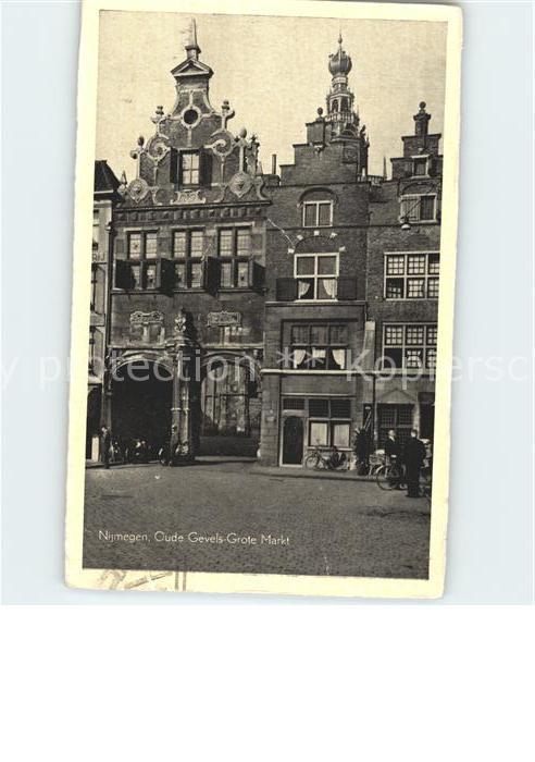 Nijmegen Oude Gevels Grote Markt Giebelhäuser