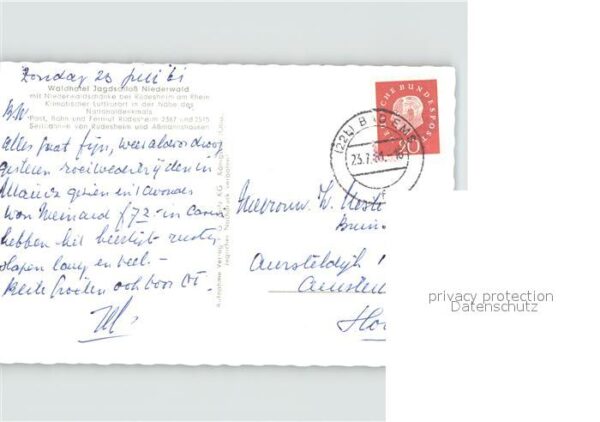 Ruedesheim Rhein Waldhotel Jagdschloss Niederwald – Bild 2