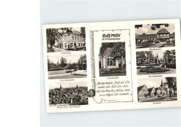Bad Melle Osnabrueck Kurhaus Kurpark Trinkhalle Badehaus Mar