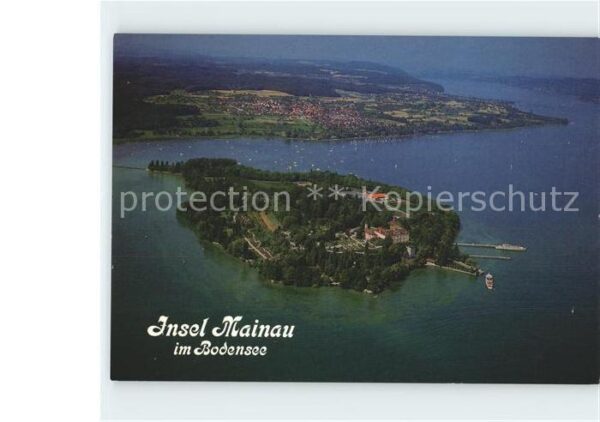Insel Mainau mit Bodanrück und Überlingersee Flieger