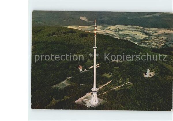 Donnersberg Fernsehturm des SWF mit Ludwigsturm und