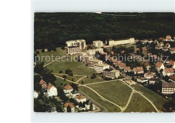 Bad Soden Taunus Teilansicht mit neuem Kurpark Fliegerau