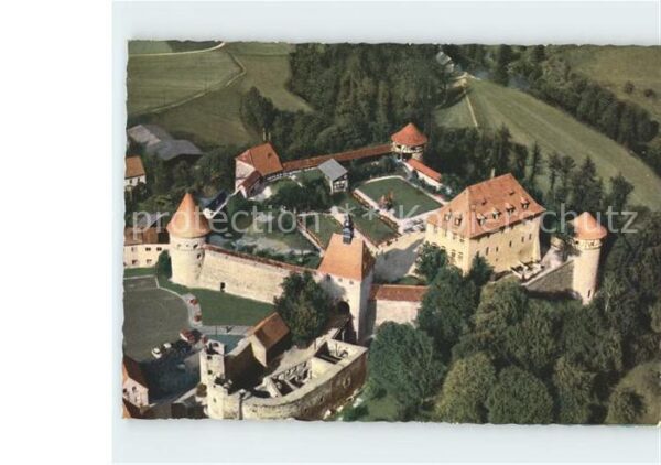 Hohenberg Eger Burg Fliegeraufnahme