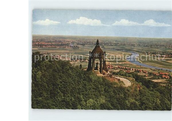 Porta Westfalica Kaiser Wilhelm Denkmal Wittekindsberg F