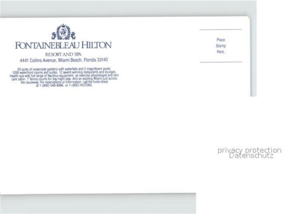 Miami Beach Fontainebleau Hilton Hotel – Bild 2