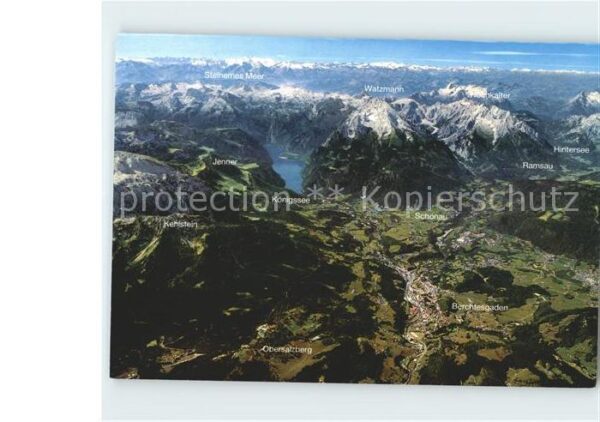 Berchtesgaden Berchtesgadener Talkessel mit Bergpanor