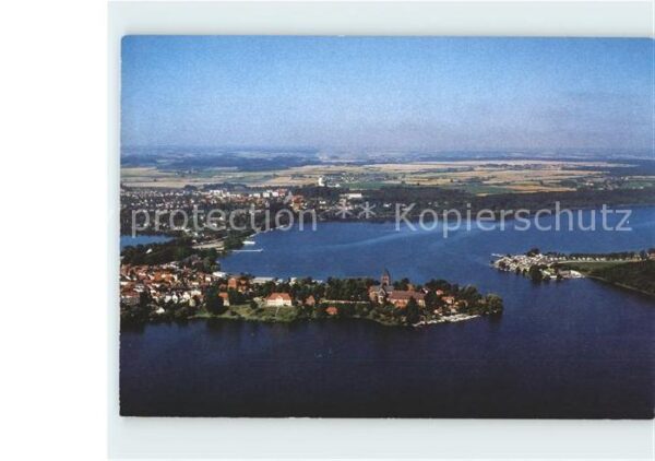 Ratzeburg Domhalbinsel Luftkurort Fliegeraufnahme