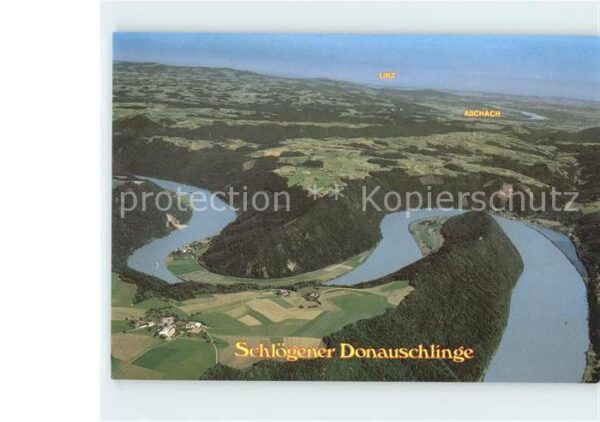 Schloegen Schlögener Donauschlinge Fliegeraufnahm