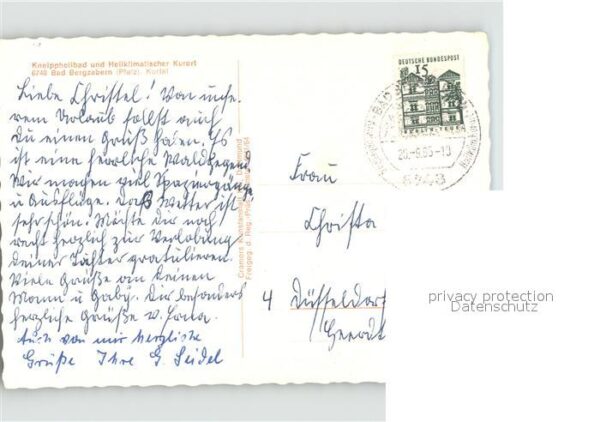 Bad Bergzabern Kneippheilbad und Heilklimatischer Kuro – Bild 2