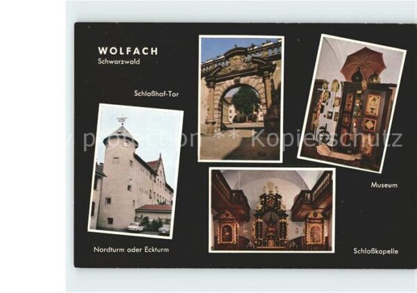 Wolfach Schlosshof Tor Nordturm Eckturm Museum