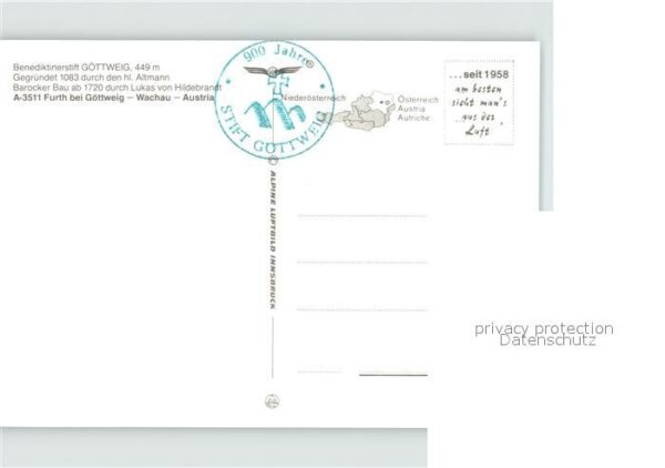 Furth Goettweig Benediktinerstift Barock 18. Jhdt. Luka – Bild 2