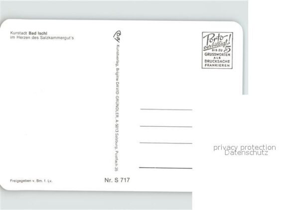 Bad Ischl Salzkammergut Fliegeraufnahme Kurstadt Alpenpanorama – Bild 2
