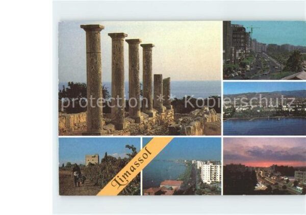 Limassol Teilansichten Ruinen Antike Stätte