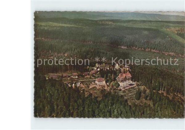Wildbad Schwarzwald Sommerberg Fliegeraufnahme