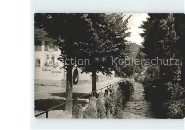 Kandern Partie an der Kander Schwarzwald