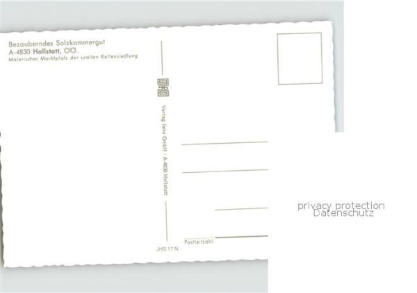 Hallstatt Austria Malerischer Marktplatz der uralten Kelt – Bild 2