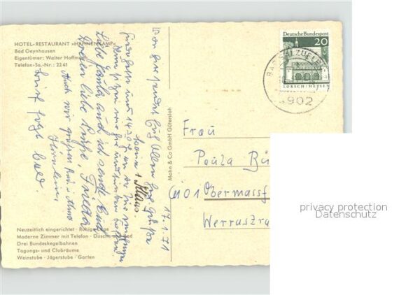 Bad Oeynhausen Hotel Restaurant Hahnenkamp – Bild 2