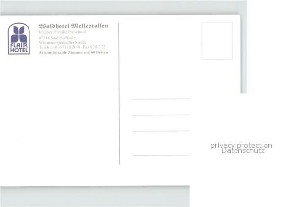 Saalfeld Saale Waldhotel Mellestollen Fliegeraufnahme – Bild 2