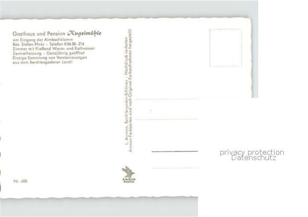 Marktschellenberg Gasthaus Pension Kugelmühle an der Almb – Bild 2