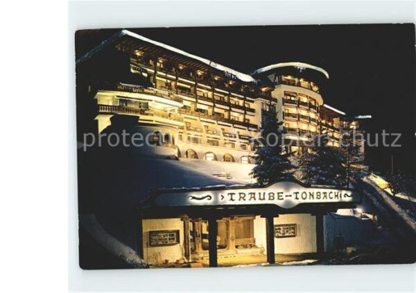 Tonbach Kurhotel Traube bei Nacht