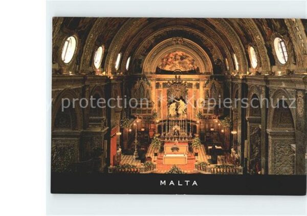 Valletta Imposing splendour of St John's Cathedr
