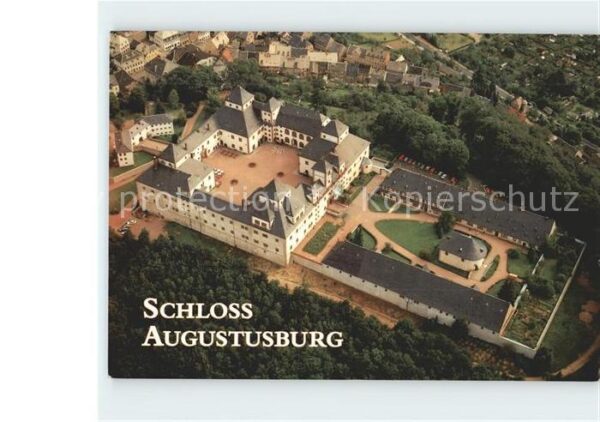 Augustusburg Schloss Fliegeraufnahme