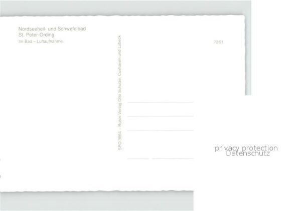 St Peter-Ording Nordseebad Schwefelbad Fliegeraufnahme – Bild 2