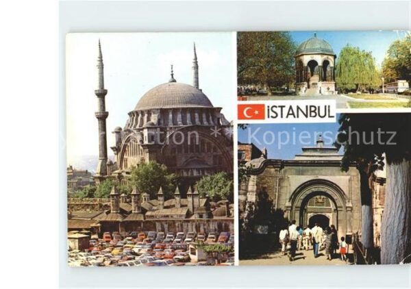 Istanbul Constantinopel Nuruosmaniye Camii Kapali Carsi Alman C