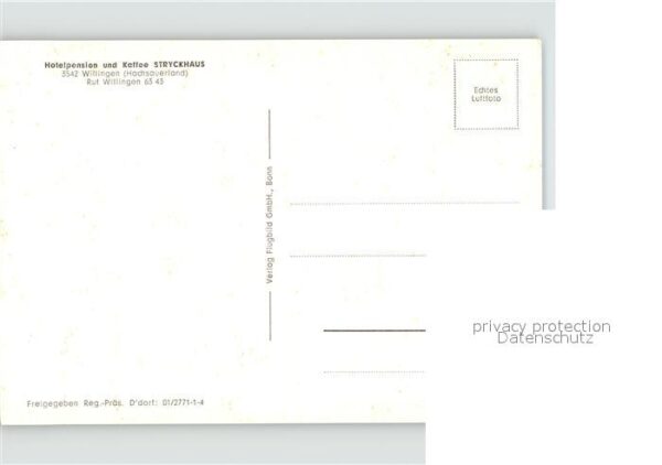 Willingen Sauerland Hotel Pension Stryckhaus Fliegeraufnahm – Bild 2