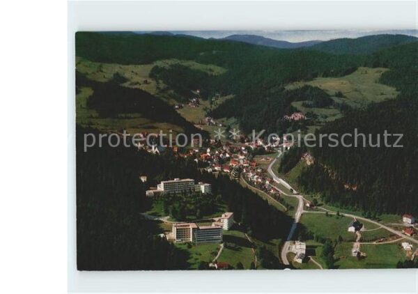 Todtmoos Kurort Schwarzwald Fliegeraufnahme