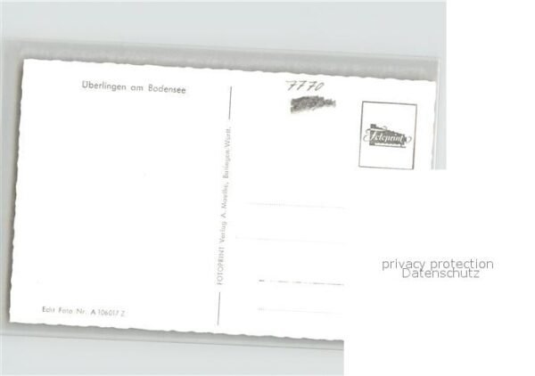Ueberlingen Bodensee Teilansicht mit Kirche – Bild 2