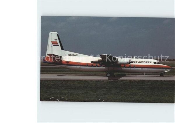 Flugzeuge Zivil United Express Air Wisconsin Fokker F-2