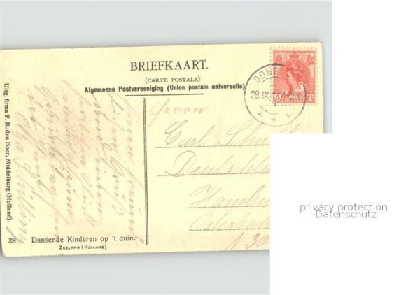 Tanz Taenzer Kinder Trachten Zeeland Holland – Bild 2
