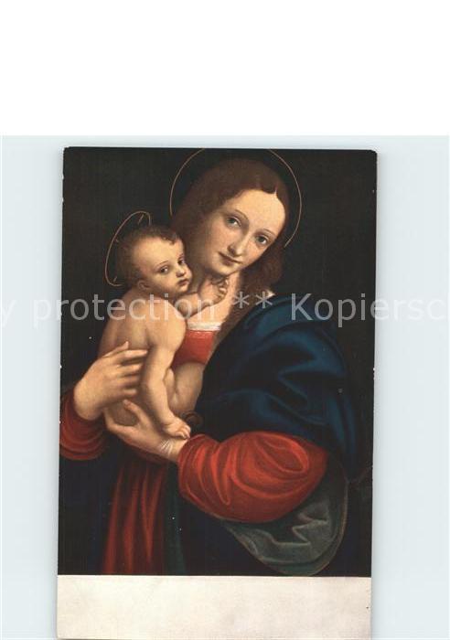 Religion Madonna mit dem Jesusknaben Künstlerkar