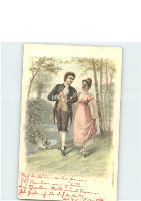 Paare Liebesglück Litho