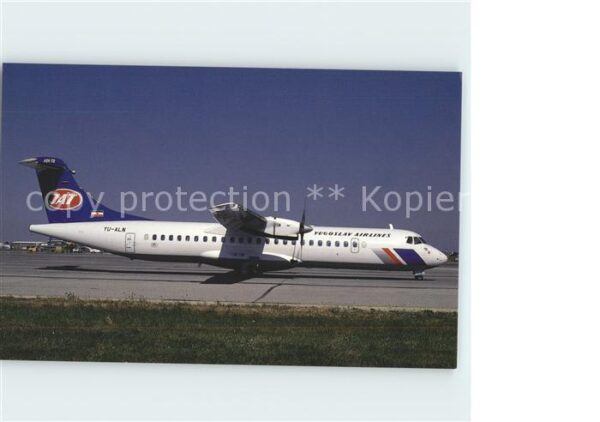 Flugzeuge Zivil JAT Yugoslav Airlines Aerospatiale ATR-