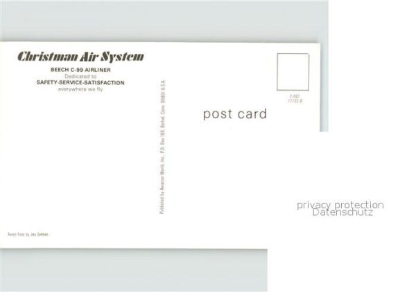 Flugzeuge Zivil Christman Air System Beech C-99 Airline – Bild 2