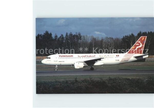 Flugzeuge Zivil Tunis Air Airbus A320 TS-IMI