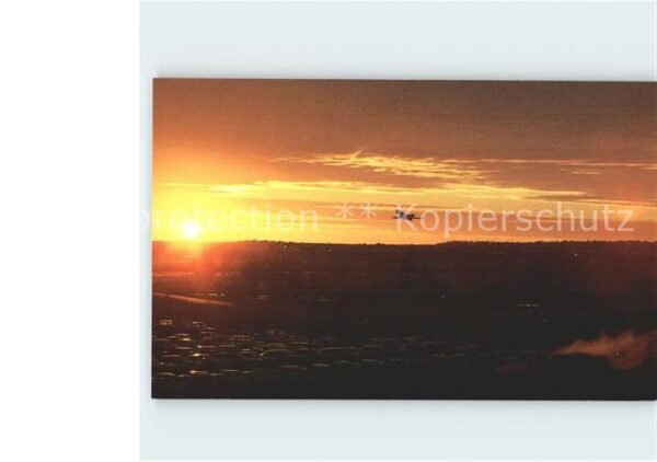 Flugzeuge Zivil Sonnenuntergang