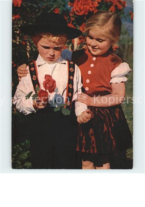 Trachten Schwarzwald Kinder Rosen