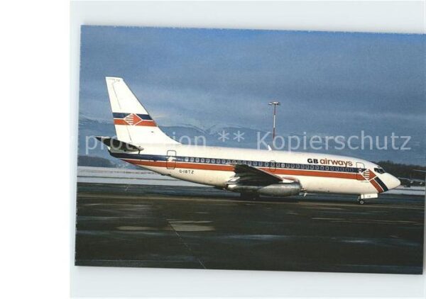 Flugzeuge Zivil Gibraltar Airways Boeing 737-2U4 G-IBTZ